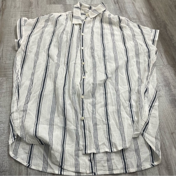 Madewell Central Shirt in Parkman Stripe Size XS - Picture 1 of 5
